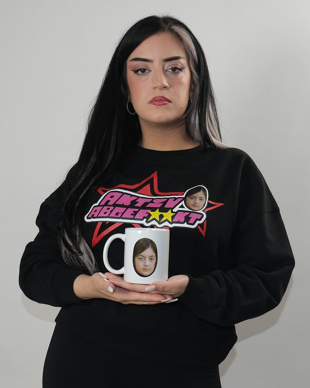 Aktiv Abgefuckt | Tasse [Gesicht]